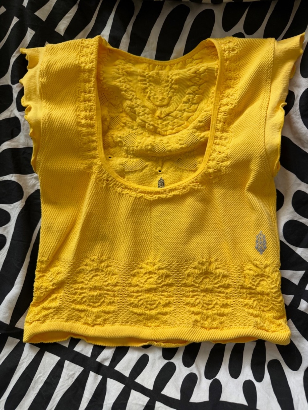 Lot of Freepeople Take Me Away Cami EUC - Black, teal and yellow